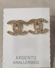 Orecchini doppia argento usato  Torino