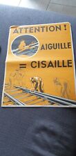 Antique sncf poster d'occasion  Expédié en Belgium