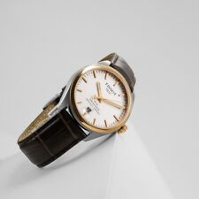Relógio clássico elegante movimento quartzo pulseira de couro TISSOT T101.451.26.031.00 comprar usado  Enviando para Brazil