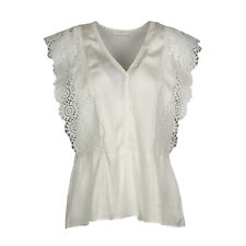 Blusa feminina Sandro Paris tamanho 1/S renda E11699E comprar usado  Enviando para Brazil