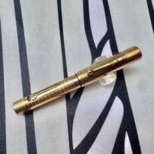 Caneta-tinteiro Waterman 0552 1/2 V folheada a ouro original, feita nos EUA comprar usado  Enviando para Brazil