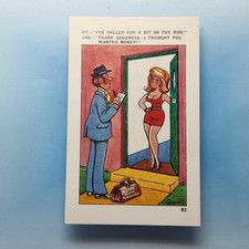 Saucy comic postcard for sale  TELFORD