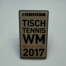 CAMPEONATO MUNDIAL DE TÊNIS DE MESA 2017. CRACHÁ DE BROCHE DUSSELDORF comprar usado  Enviando para Brazil