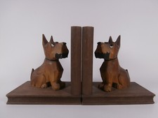 Bookends handgeschnitzt scotty gebraucht kaufen  Rehau