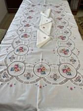 tovaglia cotone tovaglioli bianca usato tovaglia cotone tovaglioli bianca usato Gallarate