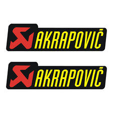 Stickers plastifiés akrapovic d'occasion  France