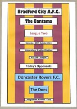 Bradford city doncaster for sale  LEICESTER
