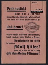 Flugzettel flugblatt 1936 gebraucht kaufen  Berlin