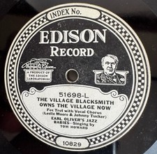 Edison Diamond Disc 51698: Earl Oliver's Jazz Babies : Thanks for the Buggy Ride comprar usado  Enviando para Brazil
