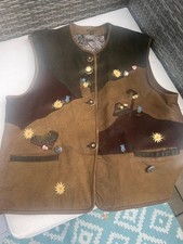 Tolle leder trachtenweste gebraucht kaufen  Bielefeld