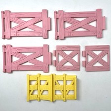 Portão de cerca Fisher Price Loving Family casa de bonecas cavalo estábulo substituições rosa 5 comprar usado  Enviando para Brazil