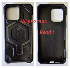 Capa UAG Urban Armor Gear Monarch Pro Apple iPhone 16 Pro Max preta fibra de carbono comprar usado  Enviando para Brazil