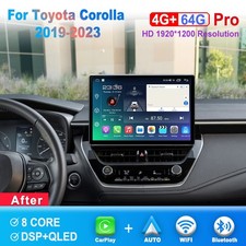 Rádio de carro Android tela 12,5 polegadas para Toyota Corolla 2019-2023 Carplay WiFi comprar usado  Enviando para Brazil