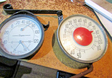 Vintage thermometer outdoors for sale  Mchenry