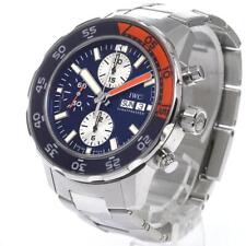 IWC SCHAFFHAUSEN IW376703 Aquatimer cronógrafo automático masculino #C450 comprar usado  Enviando para Brazil