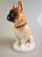 Hund bulldogge porzellanfigur gebraucht kaufen  Recklinghausen