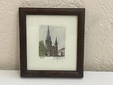 Vintage radierung etching for sale  Saint Louis
