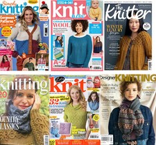 Hand knitting magazines for sale  SUNDERLAND