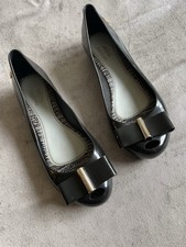 Sapatos baixos femininos Melissa + Jason Wu Bow Jelly preto tamanho US6 EUR37 LER comprar usado  Enviando para Brazil