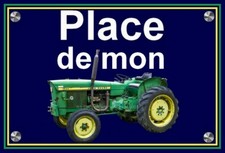 Plaque place tracteur d'occasion  Paris I