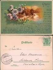 Ansichtskarte stimmungsbild fl gebraucht kaufen  Ortrand