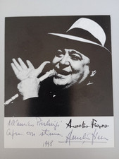 Aurelio fierro autografo usato  Genova