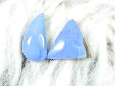 14Cts. Blauer Opal Kristall Mineral 02 Stck. Ausgefallener Cabochon Lose Edel... comprar usado  Enviando para Brazil