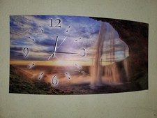Designer wanduhr wasserfall gebraucht kaufen  Bergen