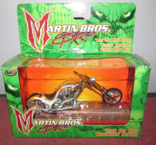 Usado, Martin Bros. Bikes Chopper Personalizado Dourado e Branco Motocicleta Die Cast ToyZone comprar usado  Enviando para Brazil