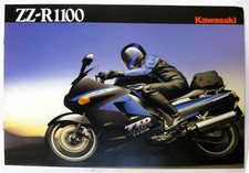Folheto de vendas de motocicletas KAWASAKI ZZ-R1100 1991 #99948-1007 ALL-E comprar usado  Enviando para Brazil