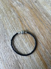 Pandora lederarmband schwarz gebraucht kaufen  Hockenheim