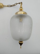 Lustre suspension verre d'occasion  Pontigny