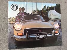 Mgb brochure nov for sale  WEYMOUTH