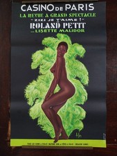 Affiche ancienne cabaret d'occasion  La Flotte