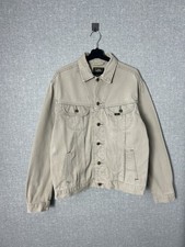 Usado, Jaqueta jeans vintage LEE sanforizada feita em união bege masculina tamanho G comprar usado  Enviando para Brazil