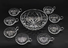 Saint Louis service crème dessert coupe + 8 coupelles cristal french crystal comprar usado  Enviando para Brazil