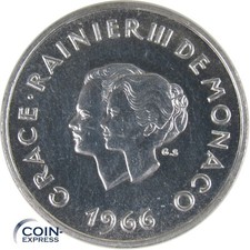 Monaco francs münze gebraucht kaufen  Eichendorf