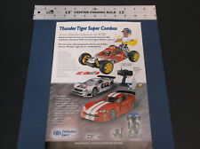 Vintage THUNDER TIGER EB4 & TS4n 2 lados R/C carro Brochura * G-Cond * comprar usado  Enviando para Brazil