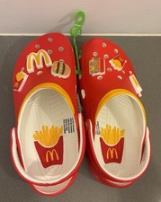 Tamanco clássico McDonald's × Crocs batatas fritas vermelho tamanho 5 masculino/7 feminino 209858-90H comprar usado  Enviando para Brazil