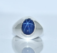 Lindo anel de prata esterlina 925 positivo Lindy Star safira boa qualidade comprar usado  Enviando para Brazil