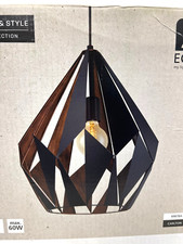Eglo Carlton 15,13 pol. Luminária pendente W 1 luz preta e cobre 49878A comprar usado  Enviando para Brazil