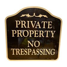 Private property trespassing for sale  Bassett