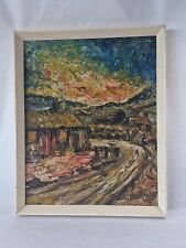 Vintage oil painting for sale  CAERNARFON