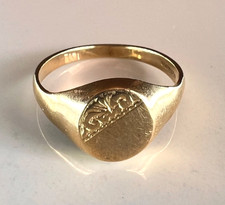 Men 9ct yellow for sale  BASINGSTOKE