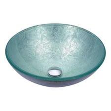 Anzzi LS-AZ296 Posh 16-1/2" Vaso de Vidro Dreno de Pia de Banheiro Incluído, Glacial S, usado comprar usado  Enviando para Brazil