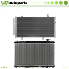 Conjunto de refrigeração de radiador e condensador de alumínio Toyota Camry 2.4L 2007-2009, usado comprar usado  Enviando para Brazil