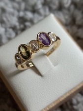 Multi gem ring for sale  BELPER