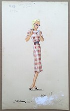 Dessin original aquarelle d'occasion Dessin original aquarelle d'occasion  Paris II