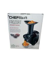 Chefman Frozurt, yogur congelado para hacer postres, máquina de sorbete Sherbet, negro segunda mano  Embacar hacia Mexico