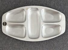 🔶️CARLO MAZZERI 2400 ALESSI BANDEJA DE LANCHES DE AÇO INOXIDÁVEL ERA ESPACIAL ATÔMICA RETRÔ  comprar usado  Enviando para Brazil